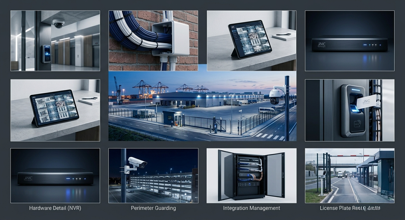 Corporate security system background